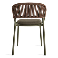 Mate Outdoor Chair in Toohey Olive - Angle 7