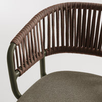 Mate Outdoor Chair in Toohey Olive - Angle 8
