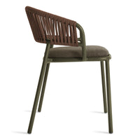 Mate Outdoor Chair in Toohey Olive - Angle 5