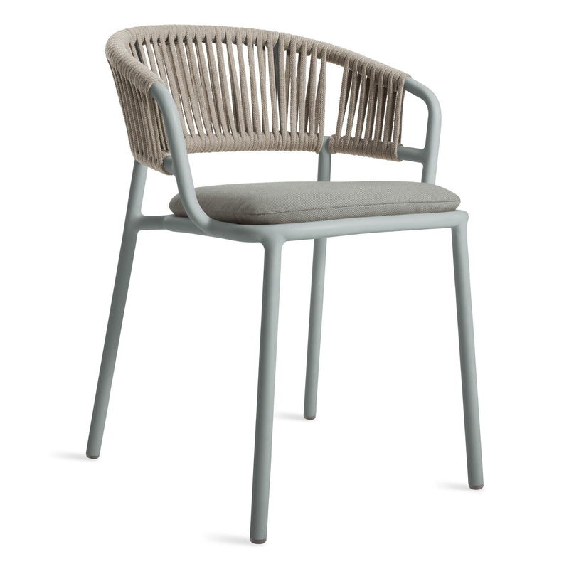 Mate Outdoor Chair in Toohey Breezy Blue - Angle 1