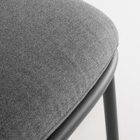 Mate Outdoor Ottoman in Toohey Charcoal - Angle 7