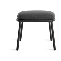 Mate Outdoor Ottoman in Toohey Charcoal - Angle 4