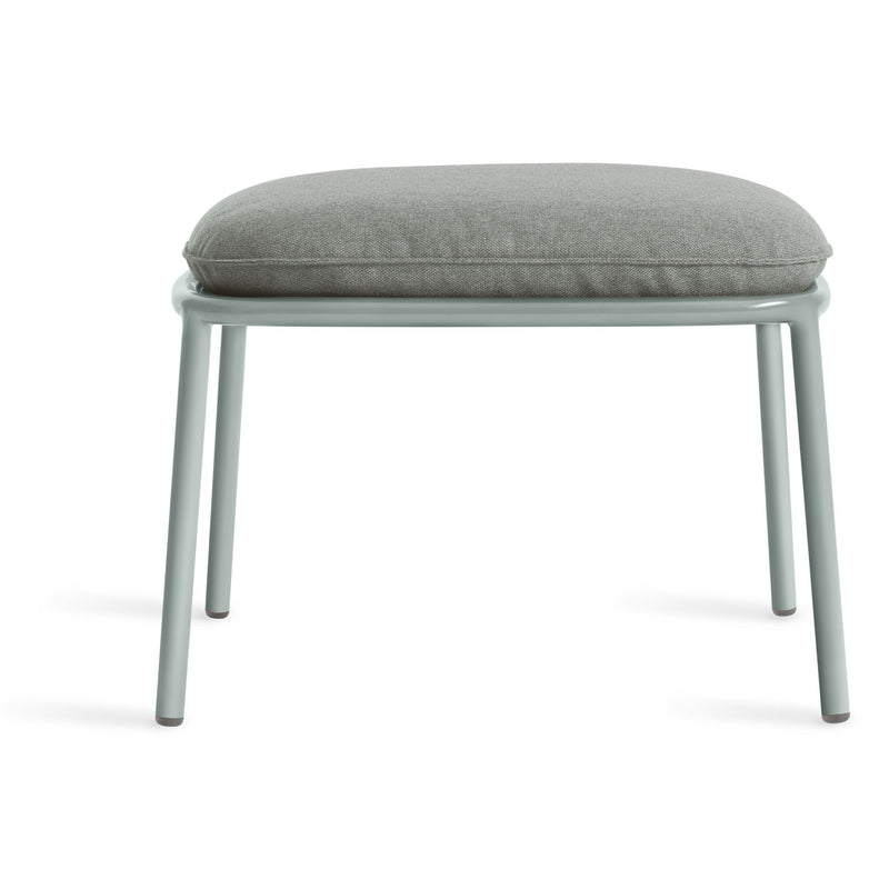 Mate Outdoor Ottoman in Toohey Breezy Blue