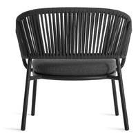 Mate Outdoor Lounge Chair in Toohey Charcoal - Angle 7