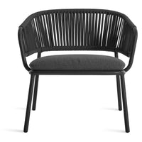 Mate Outdoor Lounge Chair in Toohey Charcoal - Angle 1