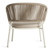 Mate Outdoor Lounge Chair in Sunbrella Linen - Angle 7