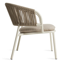 Mate Outdoor Lounge Chair in Sunbrella Linen - Angle 5