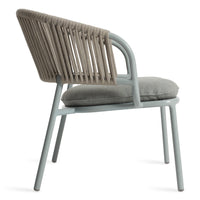 Mate Outdoor Lounge Chair in Toohey Breezy Blue - Angle 5