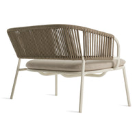 Mate Outdoor Settee en Sunbrella Linen - ángulo 5