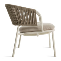 Mate Outdoor Settee en Sunbrella Linen - ángulo 4