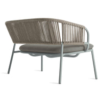 Mate Outdoor Settee in Toohey Breezy Blue - Angle 5