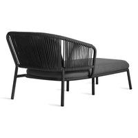 Mate Outdoor Sun Lounger in Toohey Charcoal - Angle 5