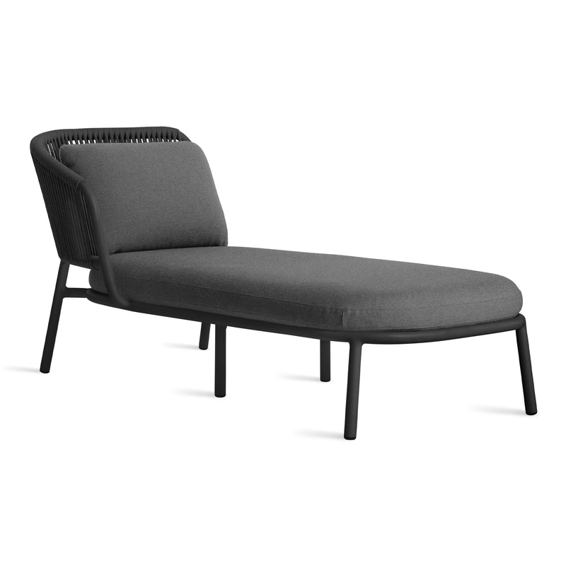 Mate Outdoor Sun Lounger in Toohey Charcoal