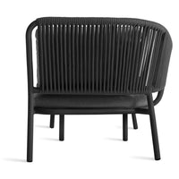 Mate Outdoor Sun Lounger in Toohey Charcoal - Angle 7