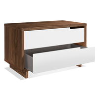 Modu-licious No. 1 Casegood Assembly - Walnut in Walnut - Angle 4