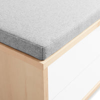 Modu-licious Cushion in Vesper Light Grey - Angle 5
