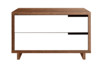Modu-licious No. 1 Casegood Assembly - Walnut in Walnut - Angle 1