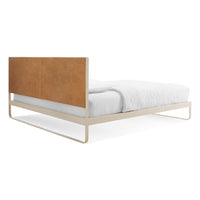 Me Time Bed in Camel Leather / Ivory - Angle 7