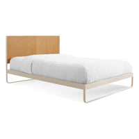 Me Time Bed in Camel Leather / Ivory - Angle 1