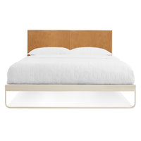 Me Time Bed in Camel Leather / Ivory - Angle 5