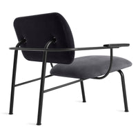 Method Lounge Chair in Skidway Ink / Ink Leather - Angle 5