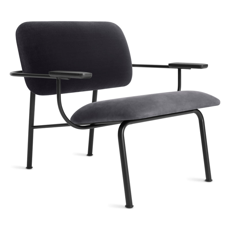 Method Lounge Chair in Skidway Ink / Ink Leather - Angle 2