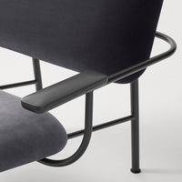 Method Lounge Chair in Skidway Ink / Ink Leather - Angle 7