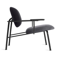Method Lounge Chair in Skidway Ink / Ink Leather - Angle 4