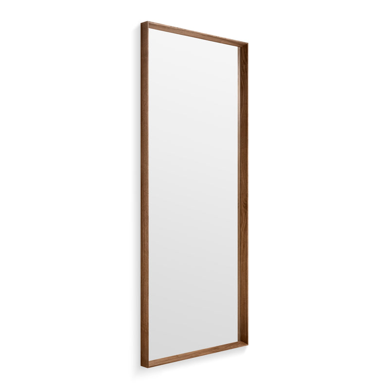 Mode Large Mirror in Walnut - Angle 2