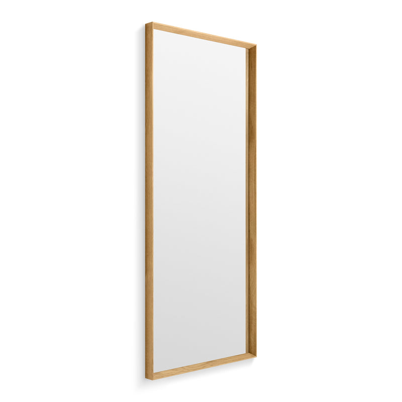 Mode Large Mirror in White Oak