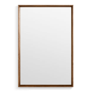 Mode Small Mirror in Walnut - Angle 1