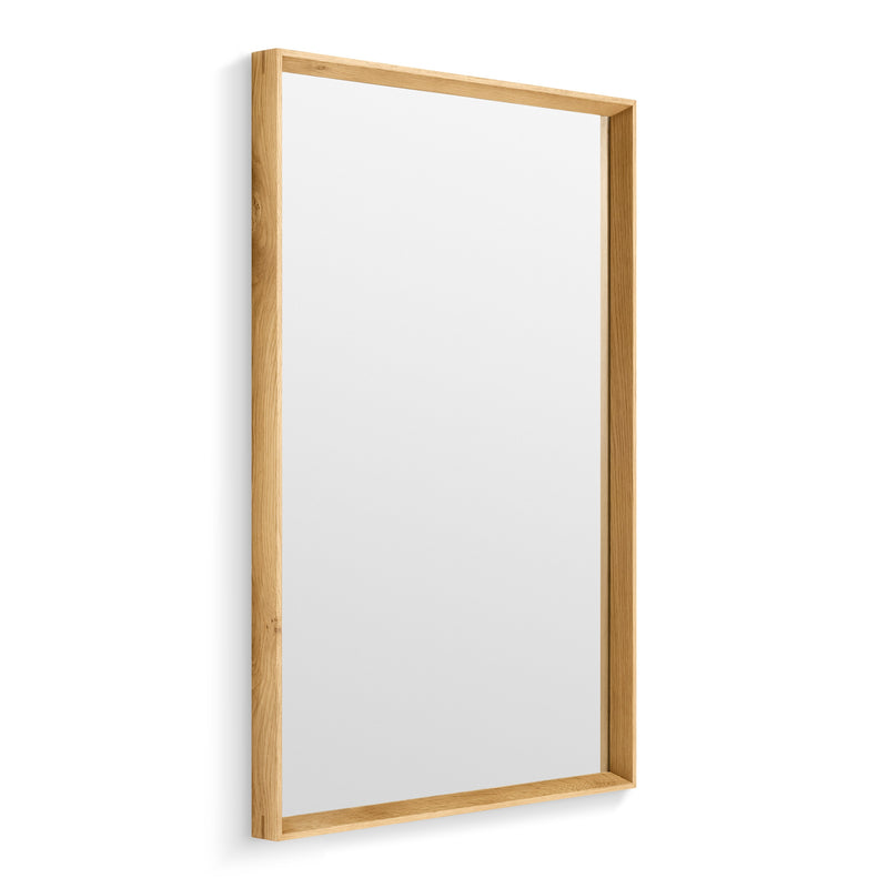Mode Small Mirror in White Oak - Angle 2