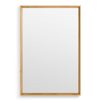 Mode Small Mirror in White Oak - Angle 1