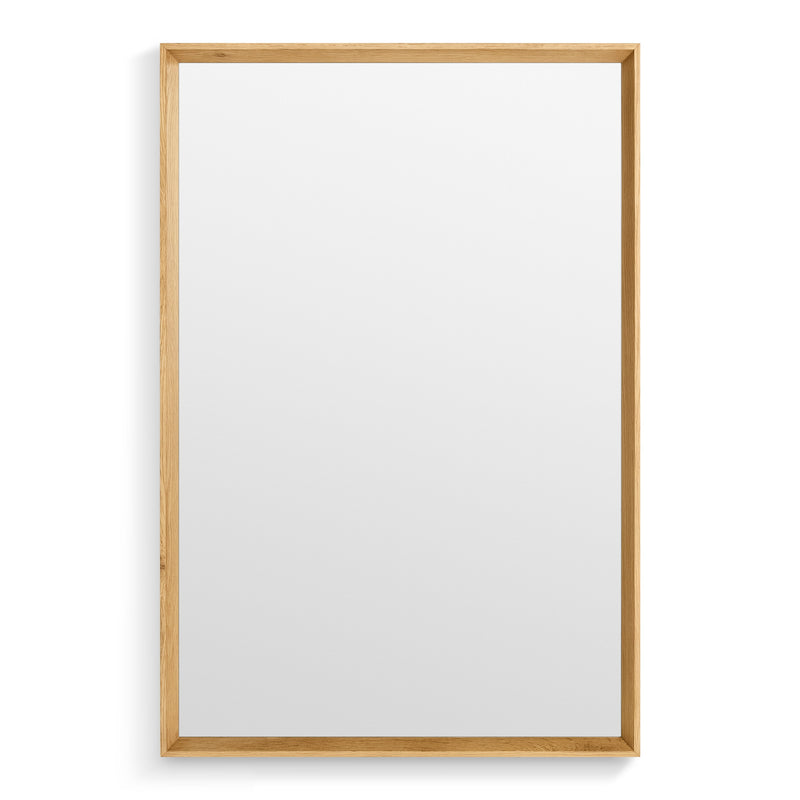 Mode Small Mirror in White Oak - Angle 1