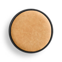 Mimi Stool in Camel Leather - Angle 3