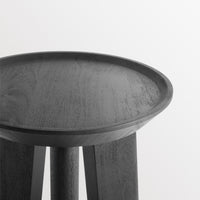 Mimi Stool in Ink Leather - Angle 6