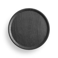 Mimi Stool in Ink Leather - Angle 4