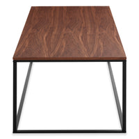 Minimalista Coffee Table in Walnut - Angle 5