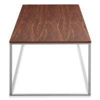 Minimalista Coffee Table in Walnut - Angle 5
