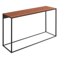 Minimalista Console Table in Walnut - Angle 3