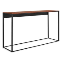 Minimalista Console Table in Walnut - Angle 2