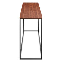 Minimalista Console Table in Walnut - Angle 5