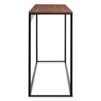 Minimalista Console Table in Walnut - Angle 4