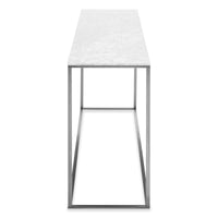 Minimalista Console Table in Marble - Angle 5