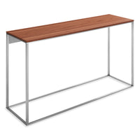 Minimalista Console Table en Walnut - ángulo 3
