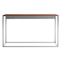 Minimalista Console Table en Walnut - ángulo 1
