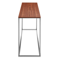 Minimalista Console Table en Walnut - ángulo 5