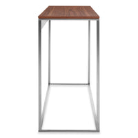 Minimalista Console Table en Walnut - ángulo 4