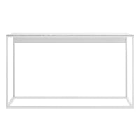 Minimalista Console Table in Marble - Angle 1
