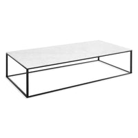Minimalista Large Coffee Table in Marble - Angle 3